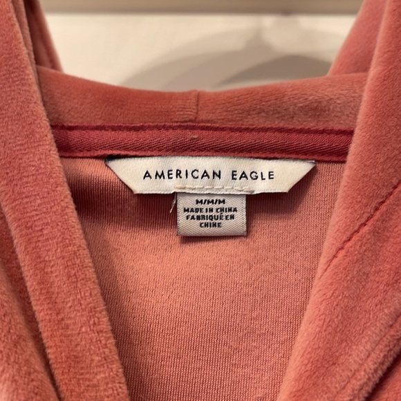 American Eagle Velour Hoodie - Picture 3 of 5